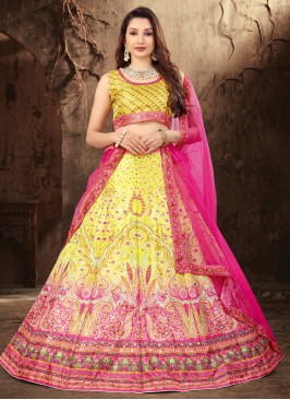 Distinctive Multi Colour Mirror Lehenga Choli