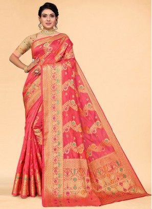 Distinctive Organza Classic Saree