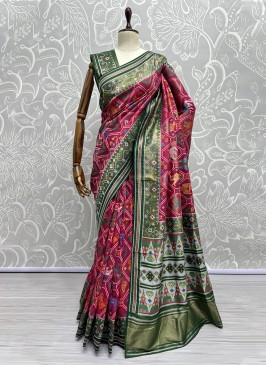 Distinctive Weaving Contemporary Saree