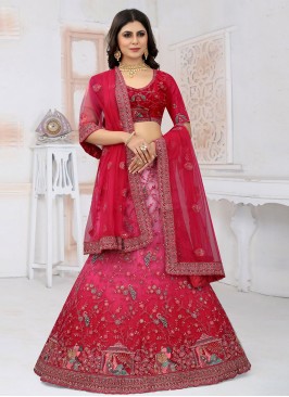 Distinctive Zari Net A Line Lehenga Choli