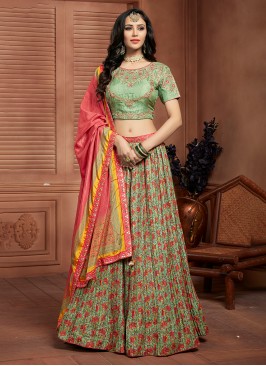 Distinctively Chinon Designer Lehenga Choli