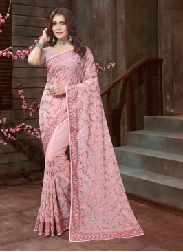 Distinctively Georgette Festival Classic Saree