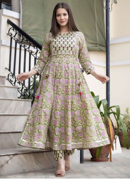 Distinguishable Cotton Party Designer Kurti