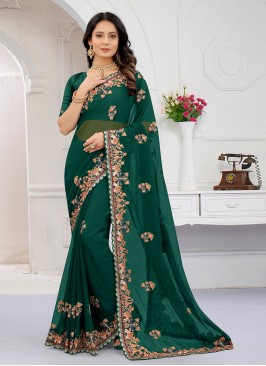 Distinguishable Georgette Traditional Designer Saree