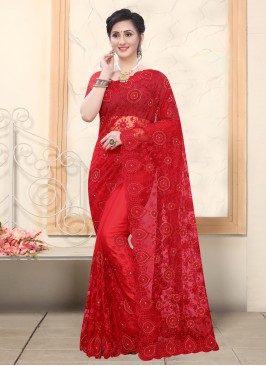 Divine Net Engagement Designer Saree