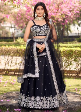 Divine Sequins Art Silk Readymade Lehenga Choli