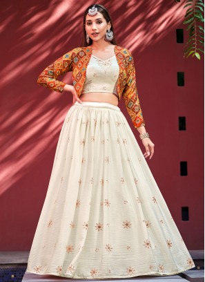 Divine Sequins Sangeet Designer Long Lehenga Choli