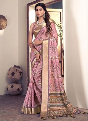 Elegant Lavender Ceremonial Designer Saree