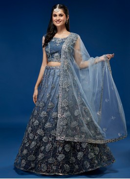 Elegant Net Embroidered Designer Lehenga Choli