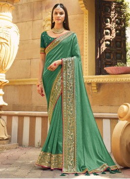 Elite Contemporary Style Saree For Festival