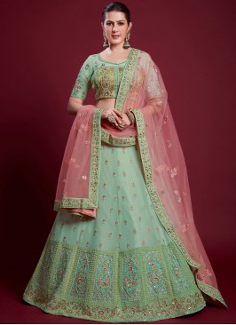 Elite Green Wedding Designer Lehenga Choli