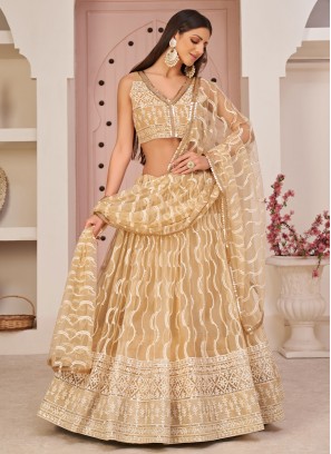 Enchanting Beige Designer Lehenga Choli