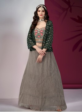 Enchanting Georgette Embroidered Lehenga Choli