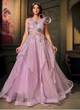 Enchanting Sequins Designer Gown