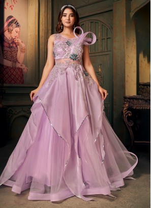 Enchanting Sequins Designer Gown