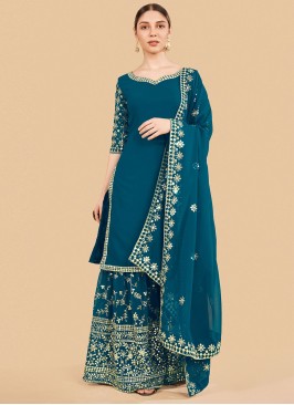 Enchanting Zari Festival Palazzo Salwar Kameez