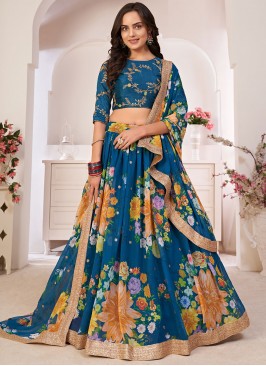 Energetic Faux Georgette Lehenga Choli