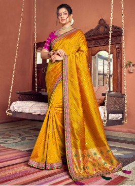 Energetic Meena Silk Classic Saree