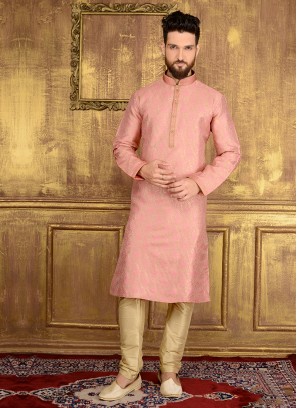 Engagement Kurta In Pink Colour