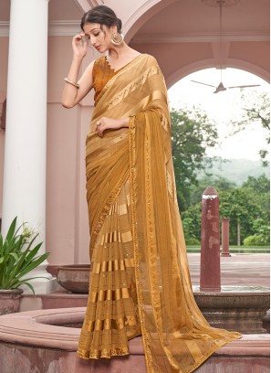 Engrossing Chiffon Festival Trendy Saree