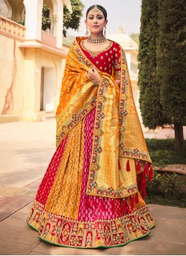 Engrossing Silk A Line Lehenga Choli