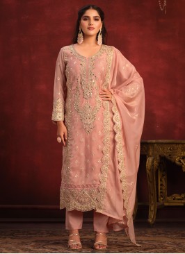 Engrossing Viscose Ceremonial Salwar Kameez