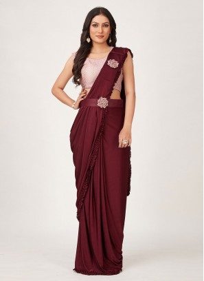 Enticing Imported Engagement Contemporary Saree