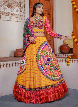 Entrancing Rayon Readymade Lehenga Choli