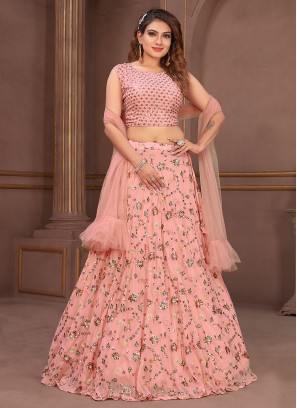 Entrancing Sequins Viscose Lehenga Choli