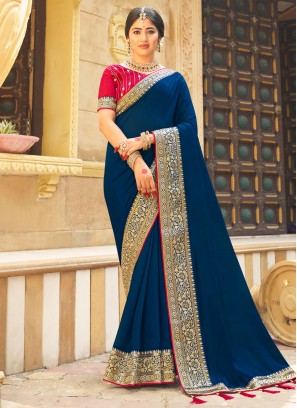 Epitome Embroidered Ceremonial Trendy Saree