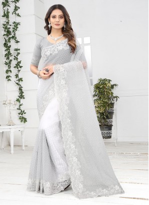 Epitome Embroidered Classic Designer Saree