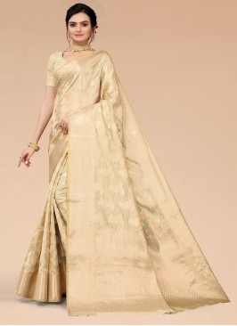 Especial Beige Festival Classic Saree