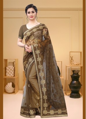 Especial Net Festival Traditional Saree