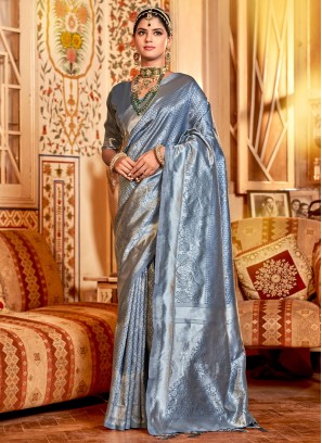 Ethnic Cotton Weaving Contemporary Style Saree