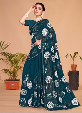 Ethnic Georgette Classic Saree