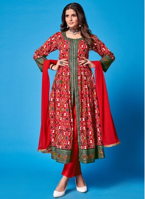 Ethnic Printed Rayon Salwar Suit