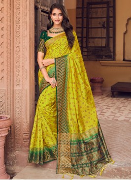 Ethnic Woven Casual Saree