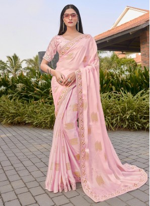 Exceeding Embroidered Reception Contemporary Saree