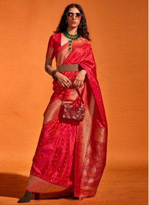 Exceeding Weaving Contemporary Style Saree