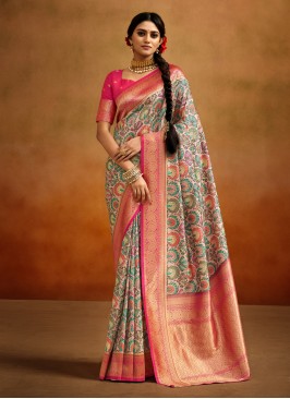 Excellent Multi Colour Trendy Saree