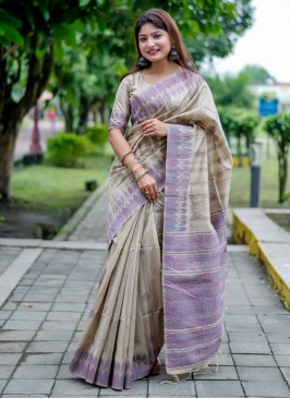 Excellent Tussar Silk Classic Saree