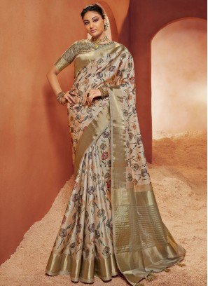 Exciting Crepe Silk Reception Designer Saree