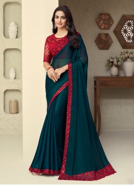 Exciting Embroidered Engagement Classic Saree