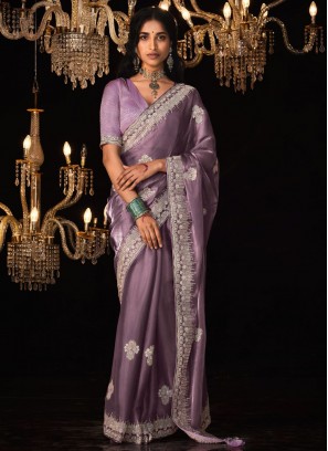 Exciting Embroidered Wedding Classic Saree