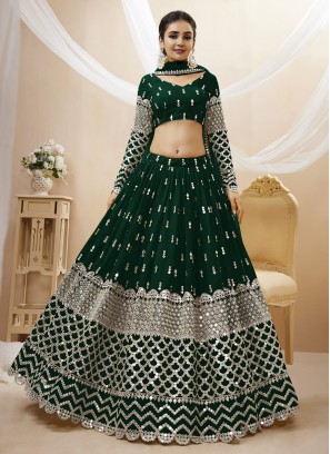 Exciting Georgette Party Designer Lehenga Choli