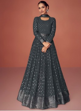 Exotic Black Wedding Trendy Salwar Kameez