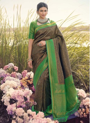 Exotic Kanjivaram Silk Contemporary Style Saree