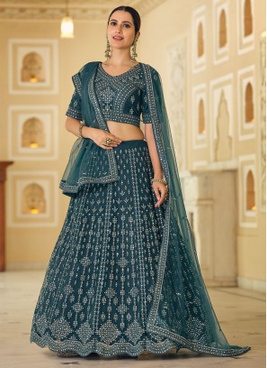 Exotic Mirror Net Lehenga Choli