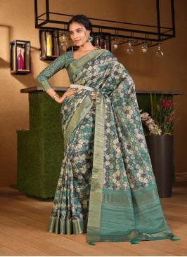 Exotic Multi Colour Woven Saree