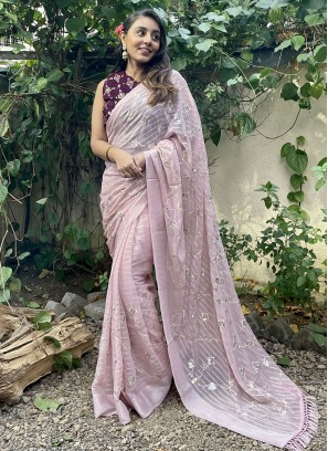 Exquisite Contemporary Saree For Sangeet